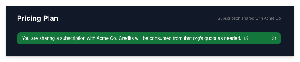 Shared Credits